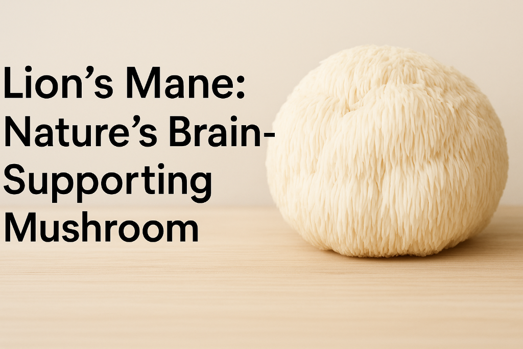 Lion's Mane: Nature's Brain-Supporting Mushroom