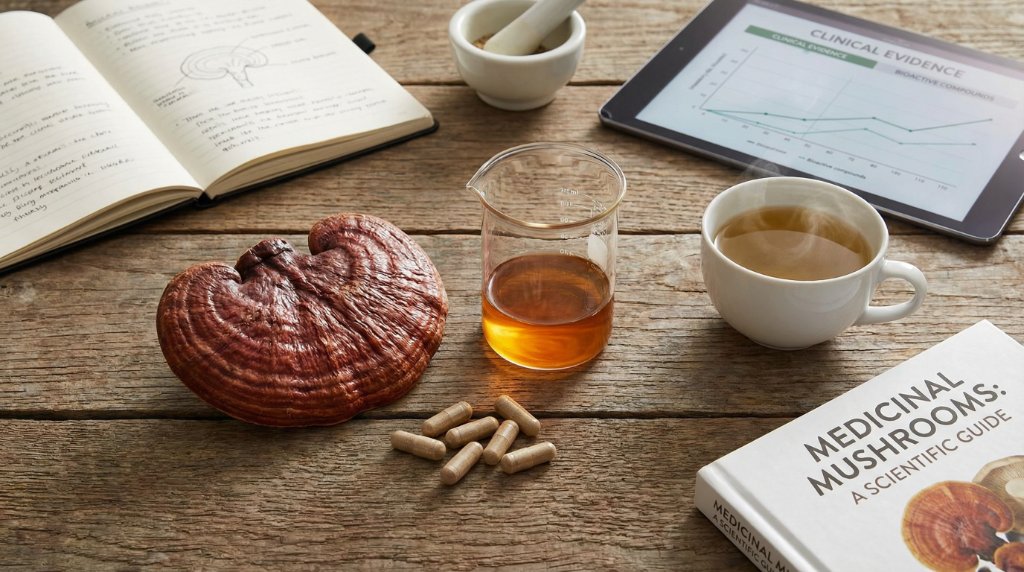 Reishi (Ganoderma lucidum) – Scientific Overview, Bioactive Compounds, Benefits & Clinical Evidence